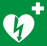 Logo umístění AED
